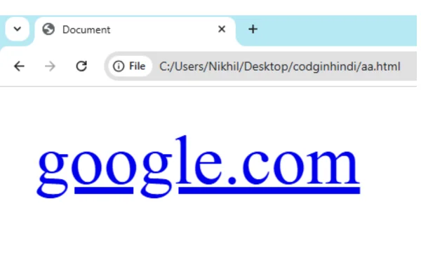 anchor tag kya hota hai